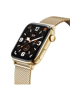 Montre connectée ICE Smart 3.0 rectangulaire_x005f_x000D_bracelet acier maille milanaise