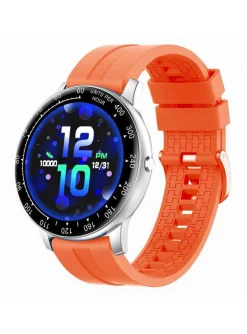 Montre connectée mixte Smarty Warm-up_x005f_x000D_silicone orange