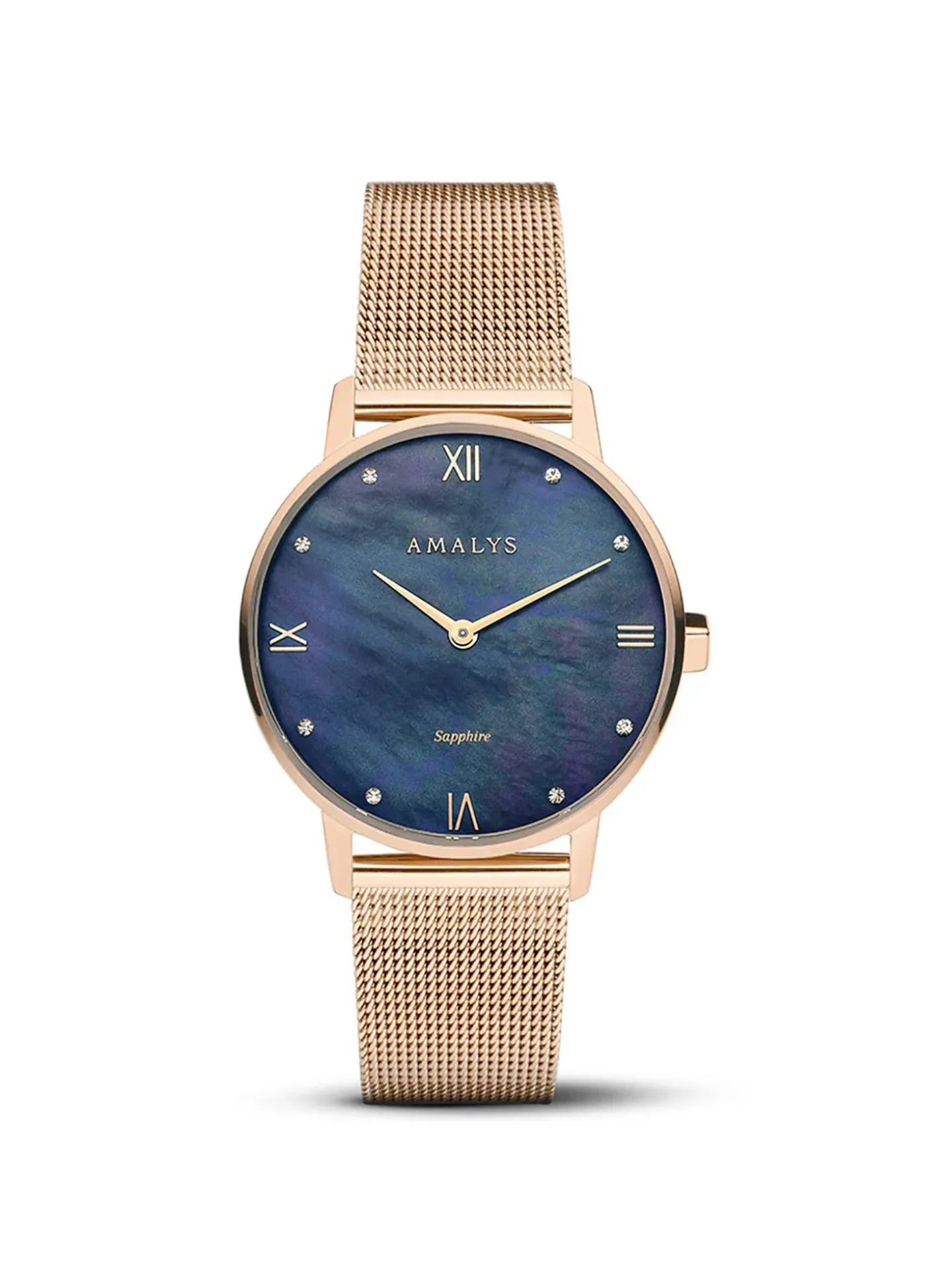 Montre femme Amalys Manon cadran nacré bleu_x005f_x000D_collection Kelly