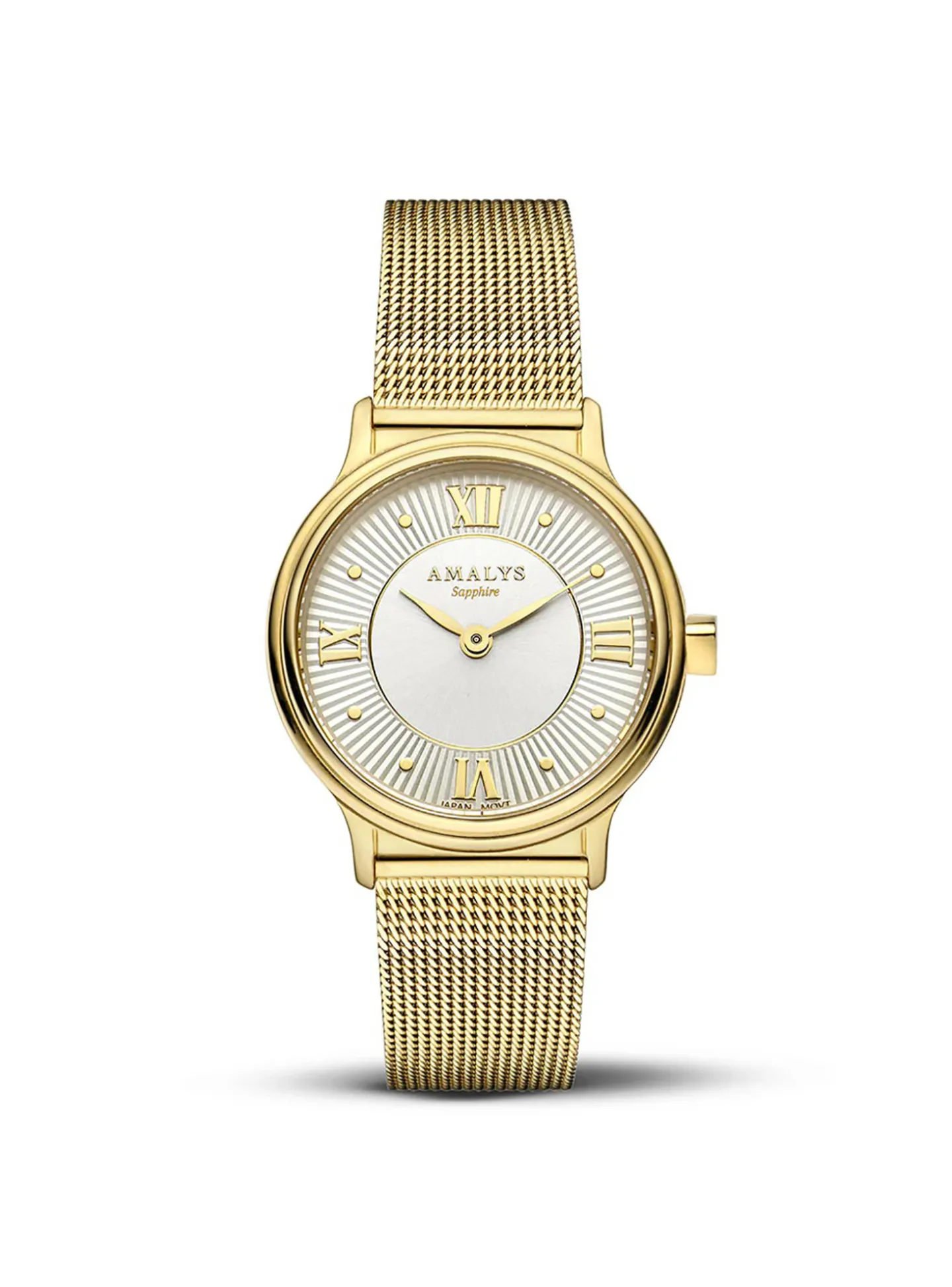 Montre femme Amalys Sibylle acier milanais doré_x005f_x000D_collection Watson