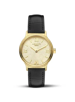 Montre femme Amalys Sofia cuir noir_x005f_x000D_collection Watson