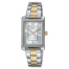 Montre femme Casio acier bicolore