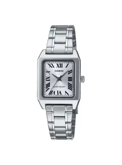 Montre femme Casio acier chiffres romains