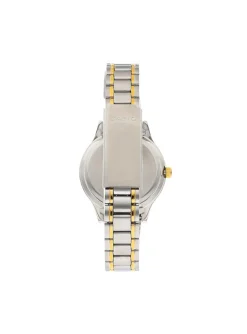 Montre femme Casio classique acier bicolore
