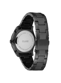 Montre femme Cluse Féroce Petite acier noir