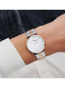 Montre femme Cluse Triomphe rose gold white pearl/_x005f_x000D_silver rose gold