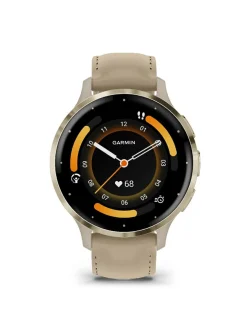 Montre femme connectée Garmin Venu 3S_x005f_x000D_silicone + cuir