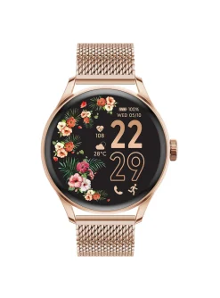 Montre femme connectée Ice WATCH ICE smart TWO 1.20_x005f_x000D_Rose Gold milanese