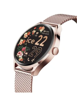 Montre femme connectée Ice WATCH ICE smart TWO 1.20_x005f_x000D_Rose Gold milanese
