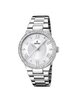 Montre femme Festina acier oxydes de zirconium