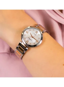 Montre femme Festina acier bicolore oxydes