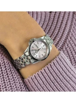 Montre femme Festina acier cadran rose