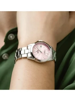 Montre femme Festina acier cadran rose_x005f_x000D_collection Swiss Made