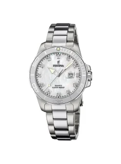 Montre femme Festina Boyfriend acier nacre oxydes