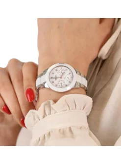 Montre femme Festina céramique blanche