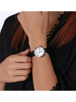Montre femme Festina cuir noir_x005f_x000D_Collection Swiss Made