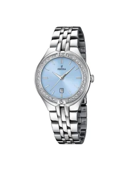 Montre femme Festina Mademoiselle acier_x005f_x000D_cadran bleu ciel