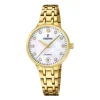 Montre femme Festina Mademoiselle acier doré