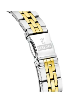 Montre femme Festina Mademoiselle bicolore_x005f_x000D_cadran vert