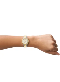 Montre femme Fossil Diane bicolore