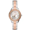 Montre femme Fossil Stella automatique bicolore
