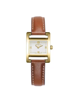 Montre femme Herbelin V Avenue cuir brun