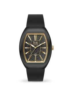 Montre femme Ice Boliday Dome_x005f_x000D_- Black glitter gold -