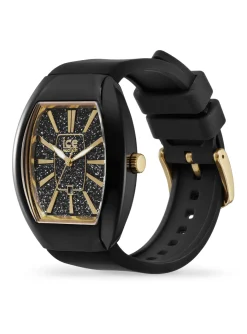 Montre femme Ice Boliday Dome_x005f_x000D_- Black glitter gold -