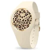 Montre femme Ice Leopard - Almond skin - S