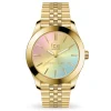 Montre femme Ice steel Solaire_x005f_x000D_- Gold rainbow - Small