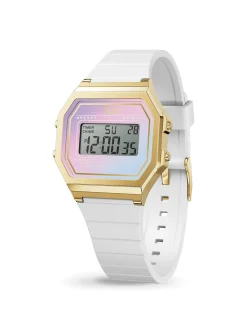 Montre femme Ice watch digit retro White delight S