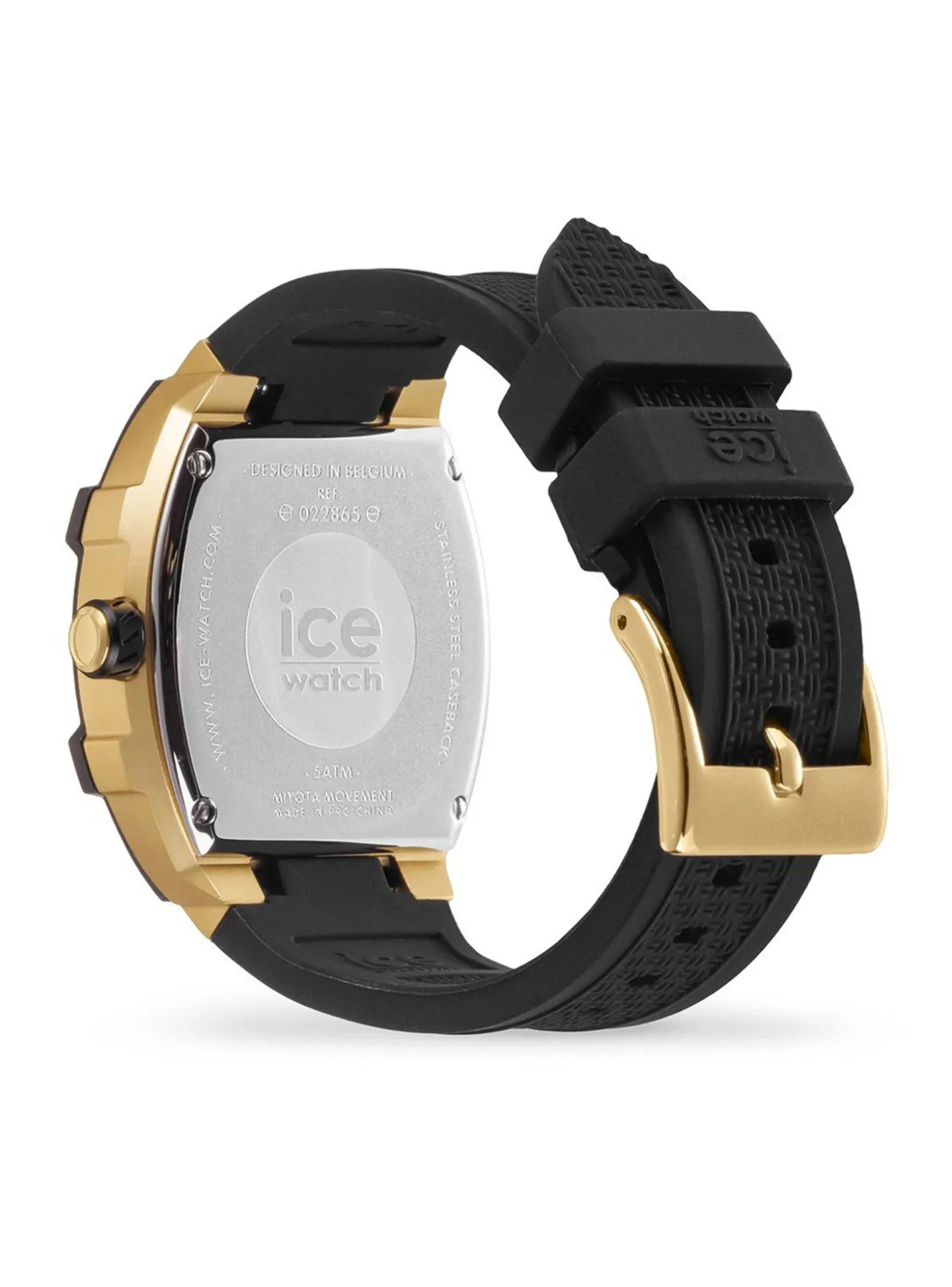 Montre femme Ice Watch Ice Boliday Black Gold alu