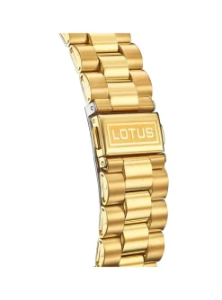 Montre femme Lotus acier dorée cadran champagne_x005f_x000D_collection Freedom