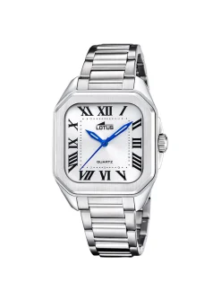 Montre femme Lotus carré acier