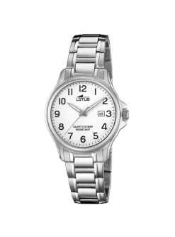 Montre femme Lotus classique acier