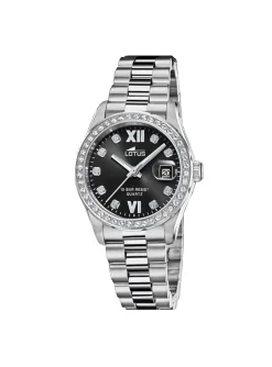 Montre femme Lotus Freedom acier oxydes cadran noir