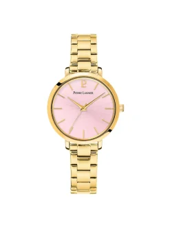 Montre femme Pierre Lannier Chouquette acier doré_x005f_x000D_cadran rose