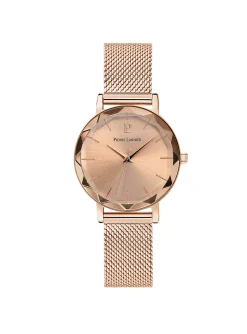 Montre femme Pierre Lannier acier milanais rose_x005f_x000D_collection Multiples