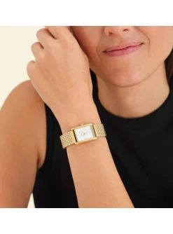 Montre femme Rosefield Heirloom white acier doré