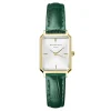 Montre femme Rosefield Octagon XS cuir émeraude