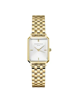 Montre femme Rosefield Octagon XS acier doré_x005f_x000D_cadran blanc
