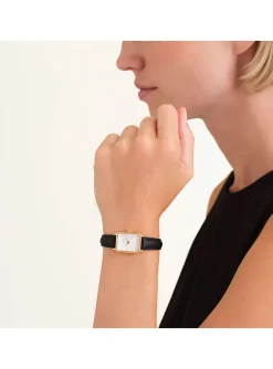 Montre femme Rosefield Octagon XS cuir noir