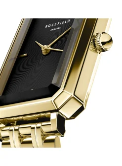 Montre femme Rosefield Octagon XS Noir Or