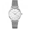 Montre femme Rosefield Pearl Edit maille mailanaise_x005f_x000D_argentée