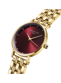 Montre femme Rosefield Small Edit Bordeaux