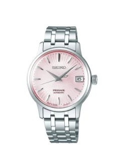 Montre femme Seiko automatique Présage acier_x005f_x000D_Cocktail Cosmopolitain