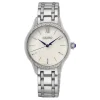 Montre femme Seiko classique acier diamants