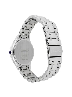 Montre femme Seiko classique acier diamants