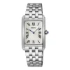 Montre femme Seiko rectangulaire acier