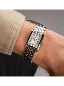 Montre femme Seiko rectangulaire acier